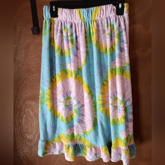 More Minutes Colorful Tie-Dye Women's Wrap Towel - Picture 3 of 4